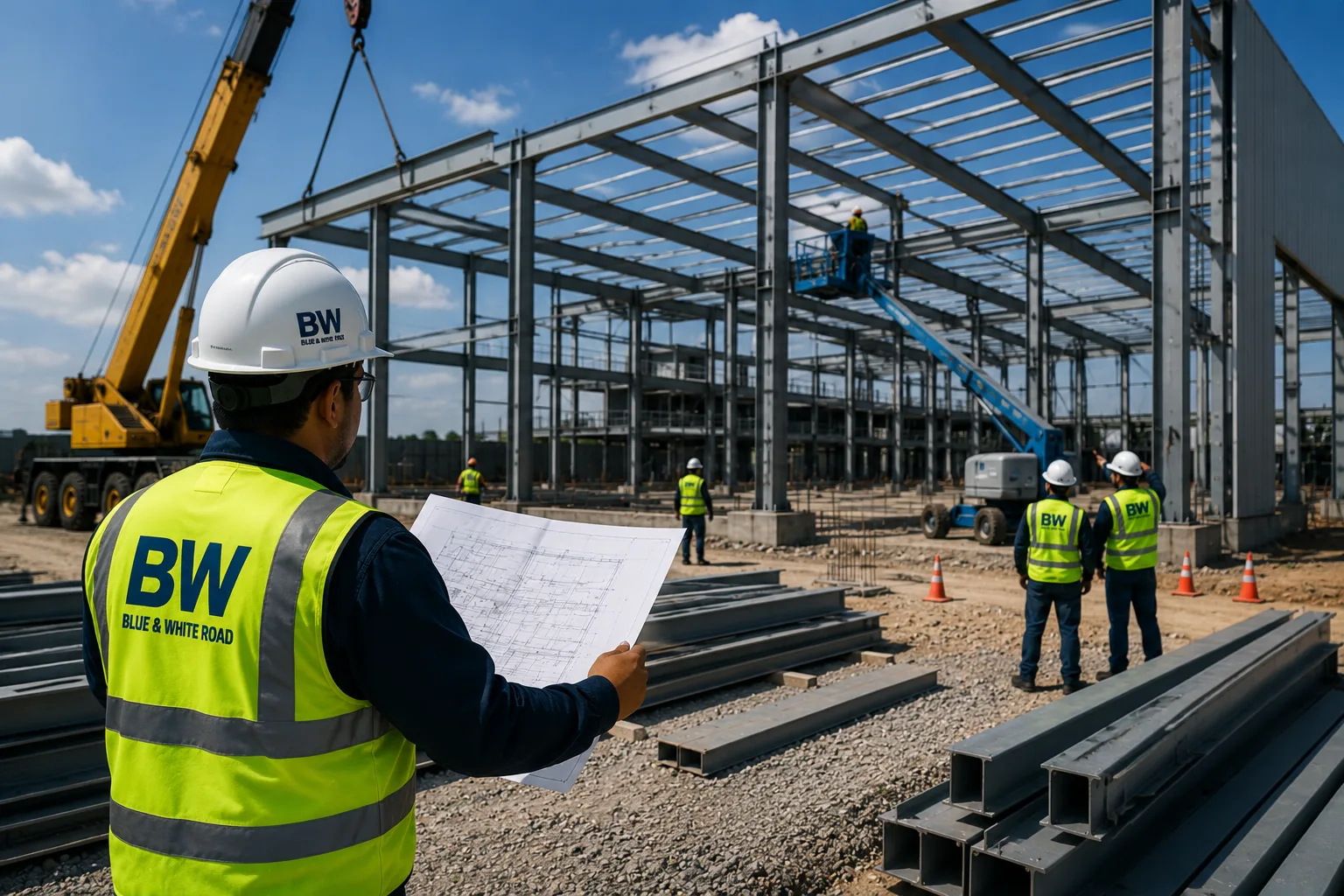 Construcción industrial para proyectos de infraestructura