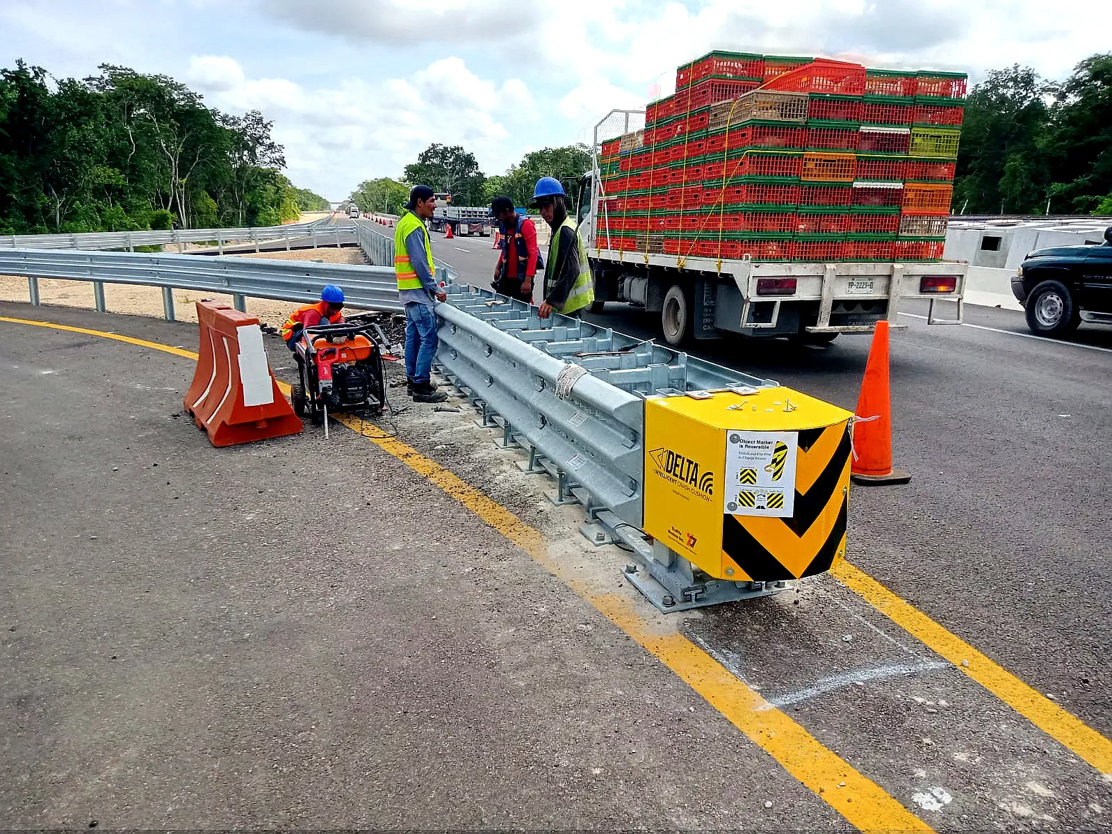 Instalación de amortiguadores de impacto