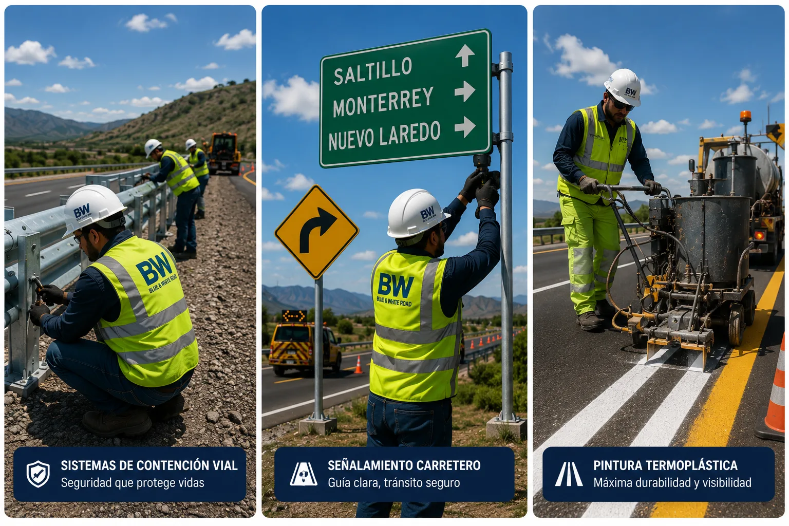 Instalación de señalización vial